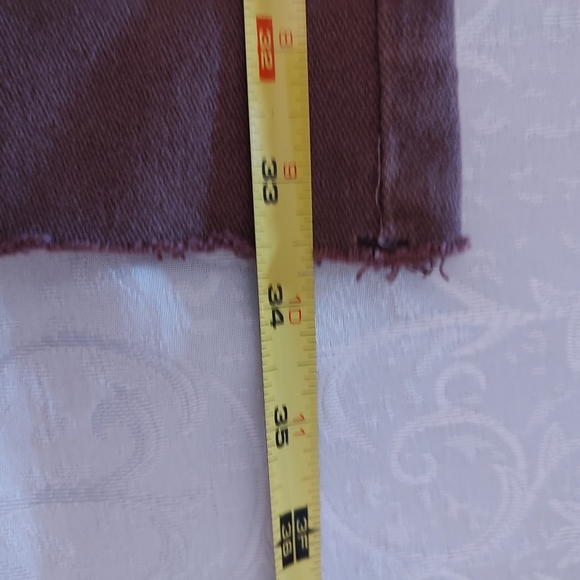 Sugar Magnolia Light Brown Wide-Leg Distressed Jeans Size Medium - Picture 7 of 8